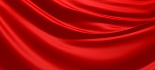 纯色红底红色背景红色丝绸绸缎布料纹理海报banner背景